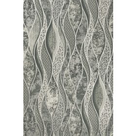 Grafit-ezüst hullám mintás tapéta (1514-21) Grafit-ezüst hullám mintás tapéta (1514-21)