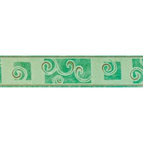 Zöld csigavonal mintást öntapadós bordűr (0,05x10 m) Zöld csigavonal mintást öntapadós bordűr (0,05x10 m)