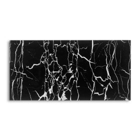 Öntapadós PVC csempepanel, Fekete alapú szürke márvány, 30 x 60 cm   Öntapadós PVC csempepanel, Fekete alapú szürke márvány, 30 x 60 cm