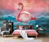 Flamingó poszter, fotótapéta Vlies (152,5 x 104 cm)