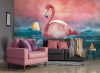 Flamingó poszter, fotótapéta Vlies (208 x 146 cm)