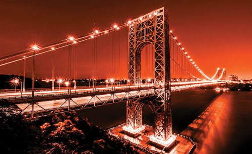 Manhattan Bridge poszter, fotótapéta Vlies (254 x 184 cm)