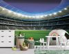 Focilabda a stadionban poszter, fotótapéta Vlies (254 x 184 cm)