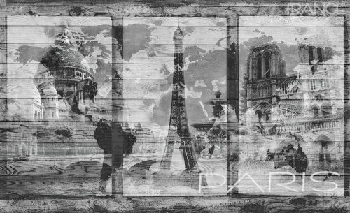 Párizs poszter, fotótapéta Vlies (254 x 184 cm)