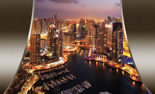 Dubai poszter, fotótapéta Vlies (368 x 254 cm)