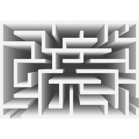 Labirintus poszter, fotótapéta Vlies (254 x 184 cm)