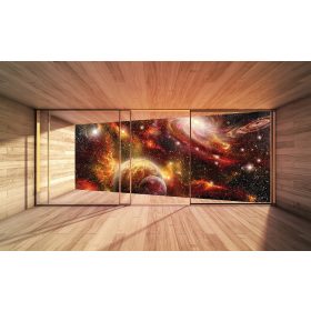 Űr poszter, fotótapéta, Vlies (208 x 146 cm)