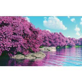 Tájkép poszter, fotótapéta, Vlies (416 x 254 cm)