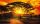 African Sunset  poszter, fotótapéta, Vlies (104 x 70,5 cm)