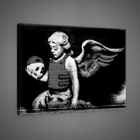 Vászonkép, Fallen Angel by Banksy, 60x40 cm méretben Vászonkép, Fallen Angel by Banksy, 60x40 cm méretben