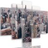 Vászonkép 5 rész, Chicagói felhőkarcolók - 150x100 cm