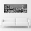 Vászonkép, New York Brooklyn híd - 120x40 cm