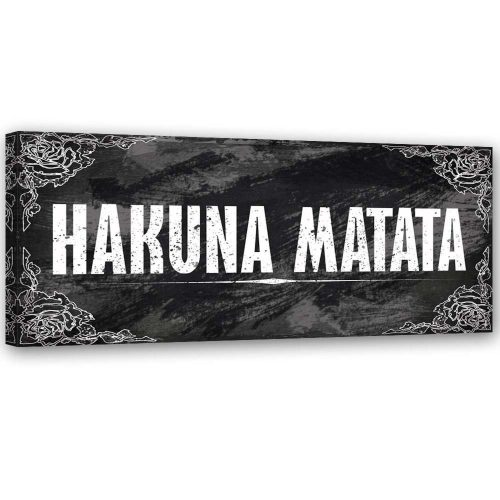 Vászonkép, Hakuna Matata Oroszlánkirály - 120x40 cm