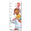 Kid growth charts, Clown and animals - 40x100 cm