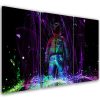 Canvas print, Neon player - 100x70 cm