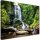 Vászonkép, Vízesés a zöld erdőben - 100x70 cm