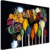 Vászonkép, Gyógynövények fűszerek a konyhában - 120x80 cm