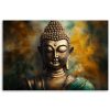 Canvas art print, Buddha Statue Abstract - 120x80 cm