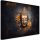 Canvas print, Gold Buddha abstract - 120x80 cm