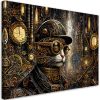 Vászonkép, Fantasztikus macska steampunk stílusban - 100x70 cm