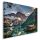Vászonkép, Ház Hegyek Alpok - 120x80 cm