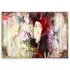 Canvas print, Girl with hat - 90x60 cm