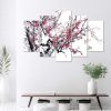 Vászonkép 5 rész, Japán cseresznyefa - 100x70 cm