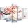 Canvas print 5 parts, Land of the cherry blossom - 100x70 cm