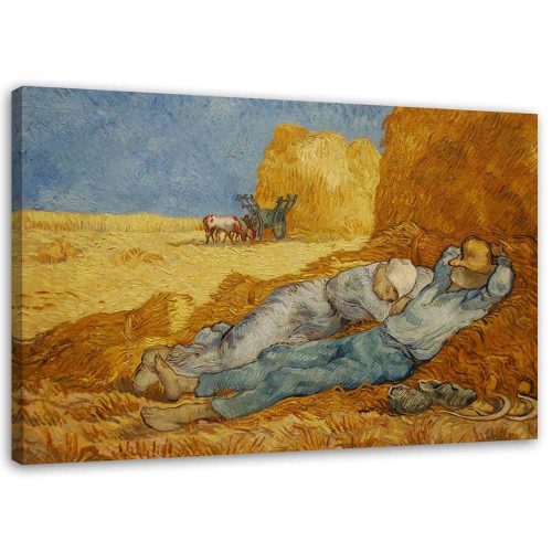 Vászonkép, Szieszta - V. van Gogh Nyomat - 100x70 cm