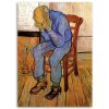 Vászonkép, Szomorú öregember - V. van Gogh sokszorosítása - 60x90 cm