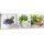 Három képből álló vászonkép-készlet, Gyógynövények a konyhában - 150x50 cm
