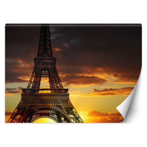 Fotótapéta, Az Eiffel-torony naplementében - 100x70 cm