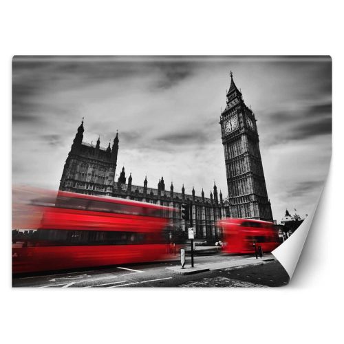 Fotótapéta, London busz - 100x70 cm