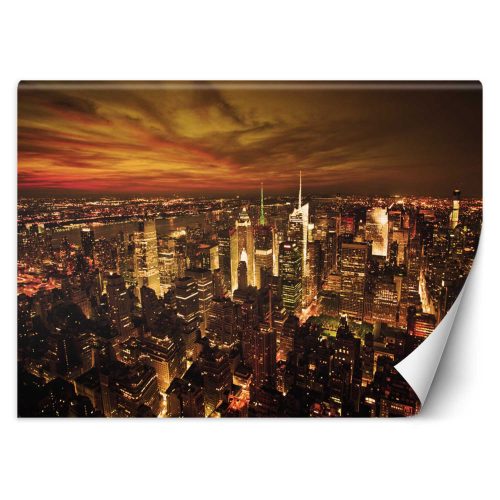 Fotótapéta, Éjféli Manhattan - 250x175 cm
