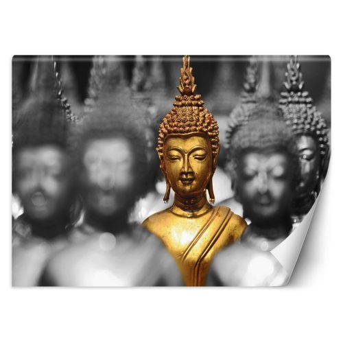 Fotótapéta, Arany Buddha Zen - 450x315 cm