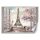 Fotótapéta, Ablak nézet Eiffel-torony Párizs Franciaország - 140x100 cm