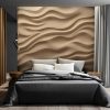 Wall mural, Waves on sand 3D - 100x70 cm