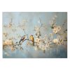Wall mural, Birds on a branch Chinoiserie - 100x70 cm