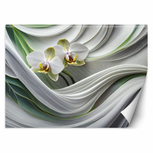 Fotótapéta, Orchidea absztrakt 3D - 250x175