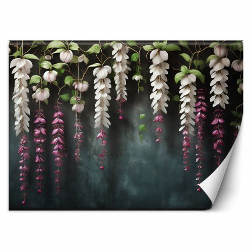 Fotótapéta, Lógó wisteria virágok - 350x245