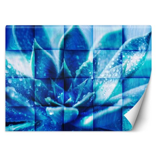 Fotótapéta, Kék virág - 100x70 cm