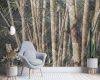Fotótapéta, Bambusz erdő - 100x70 cm