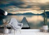 Wall mural, Wooden deck overlooking the lake - 100x70 cm