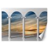 Wall mural, Columns with sky view - 100x70 cm