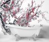 Fotótapéta, Cseresznyevirág virágok Japán - 100x70 cm