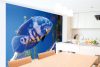 Vlies Fotótapéta - Big blue fish in aqurium - 375x250 cm