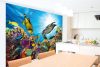 Vlies Fotótapéta -  Coral reef with many fishes - 375x250 cm