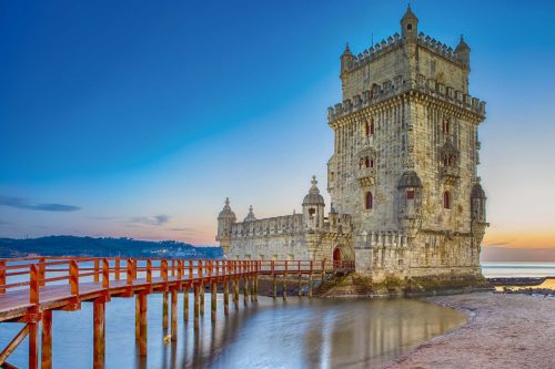 Vlies Fotótapéta - Belem tower - 375x250 cm