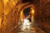 Vlies Fotótapéta - Night street in Jerusalem - 375x250 cm