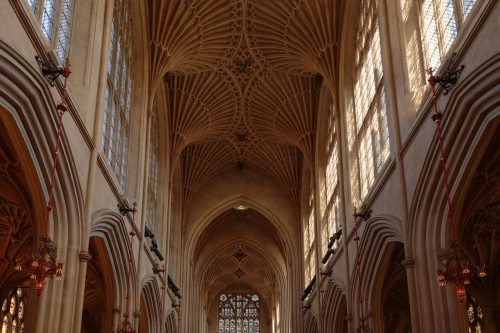 Vlies Fotótapéta - Bath Abbey - 375x250 cm